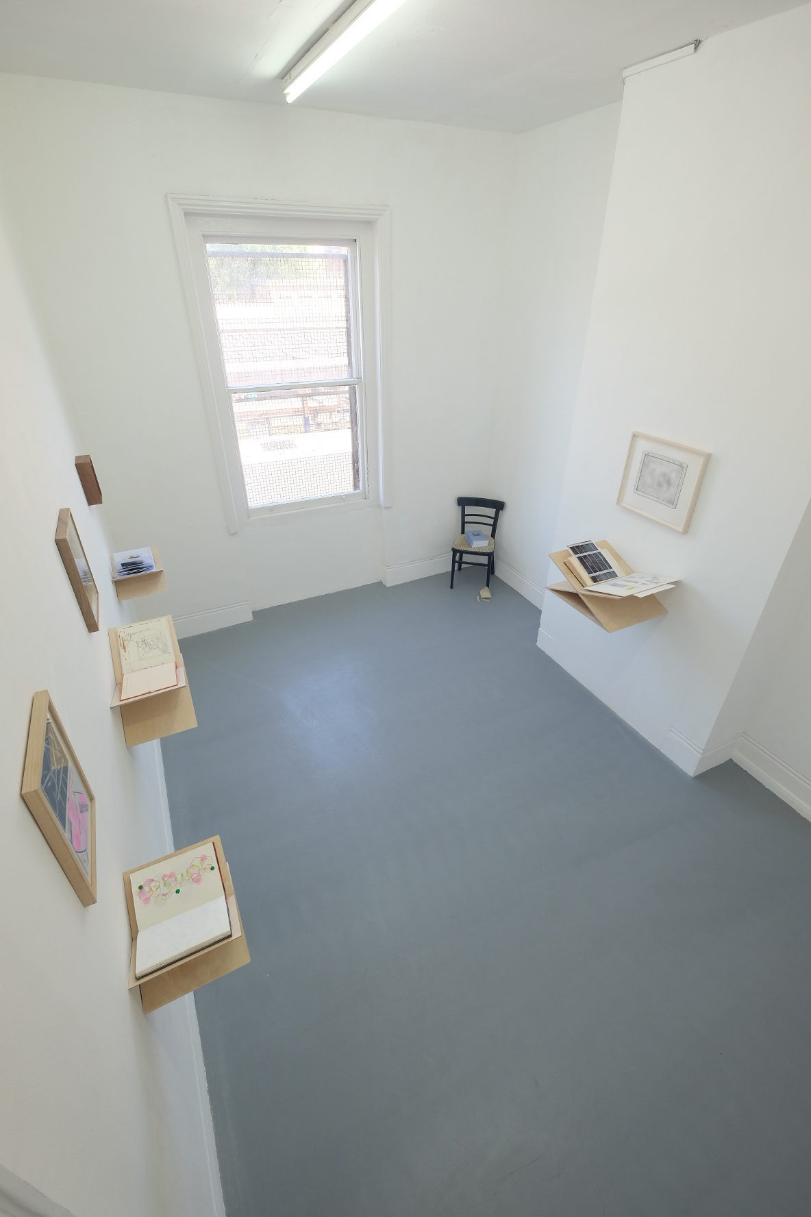 Installation photograph from CODEX: Fay Ballard, Paul Finn, Helena Foster, and Victor Lim Seaward curated by Lyle Perkins, 2025