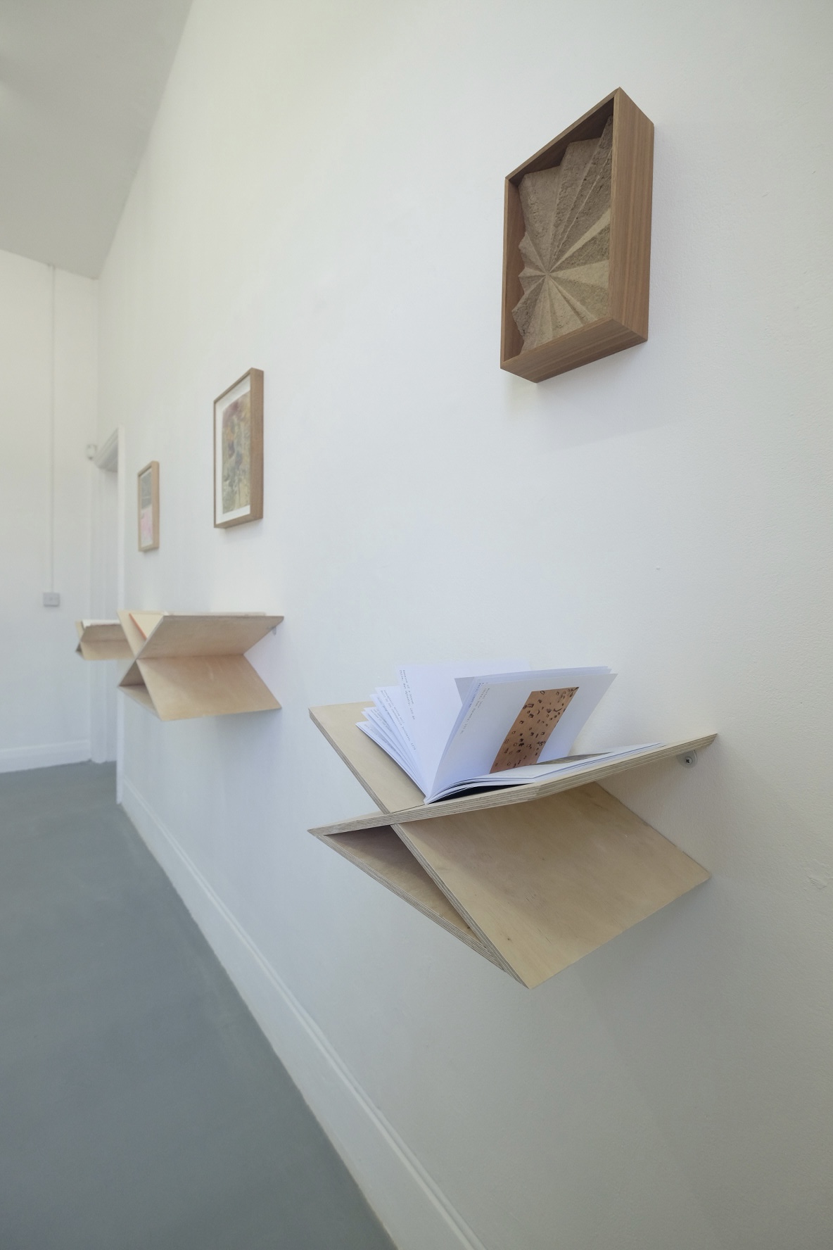 Installation photograph from CODEX: Fay Ballard, Paul Finn, Helena Foster, and Victor Lim Seaward curated by Lyle Perkins, 2025